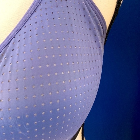 Victoria Sport Victorias Secret Incredible Blue Mesh Sport Bra Size 34DD - Picture 3 of 9